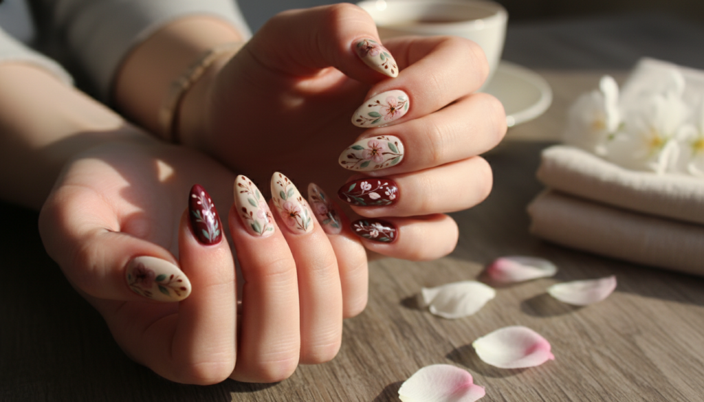 découvrez les tendances incontournables de la déco ongles pour le printemps avec des motifs floraux élégants et frais, parfaits pour sublimer vos mains cette saison.