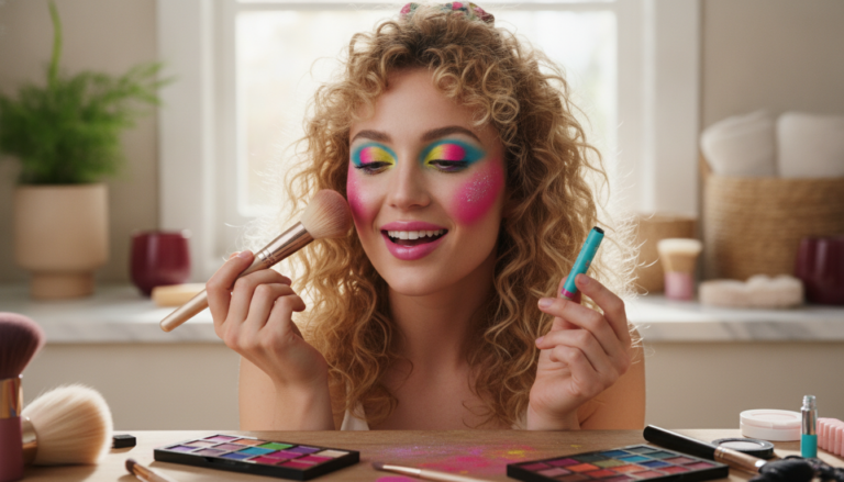 découvrez comment réaliser un maquillage des années 80 avec des couleurs flashys et un look rétro, étape par étape pour un style audacieux et vibrant.