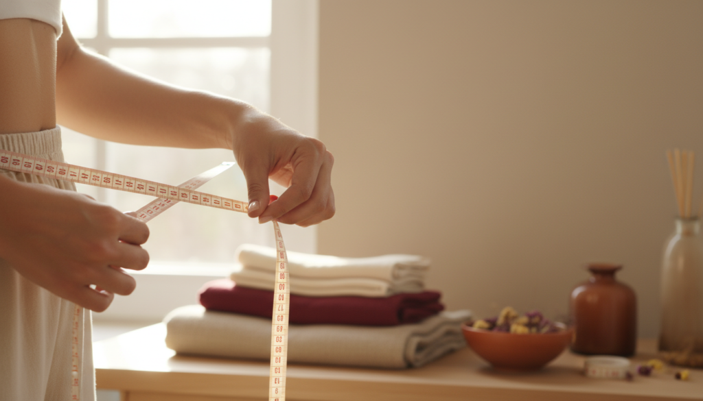 découvrez notre guide complet pour apprendre à prendre vos mensurations féminines avec précision et aisance, afin de choisir parfaitement vos vêtements.